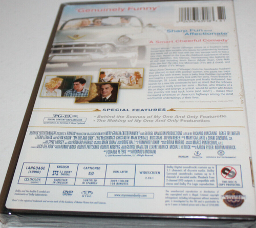 My One and Only (Brand New DVD) Renee Zellweger, Road Trip, Target Exclusive - Picture 2 of 2