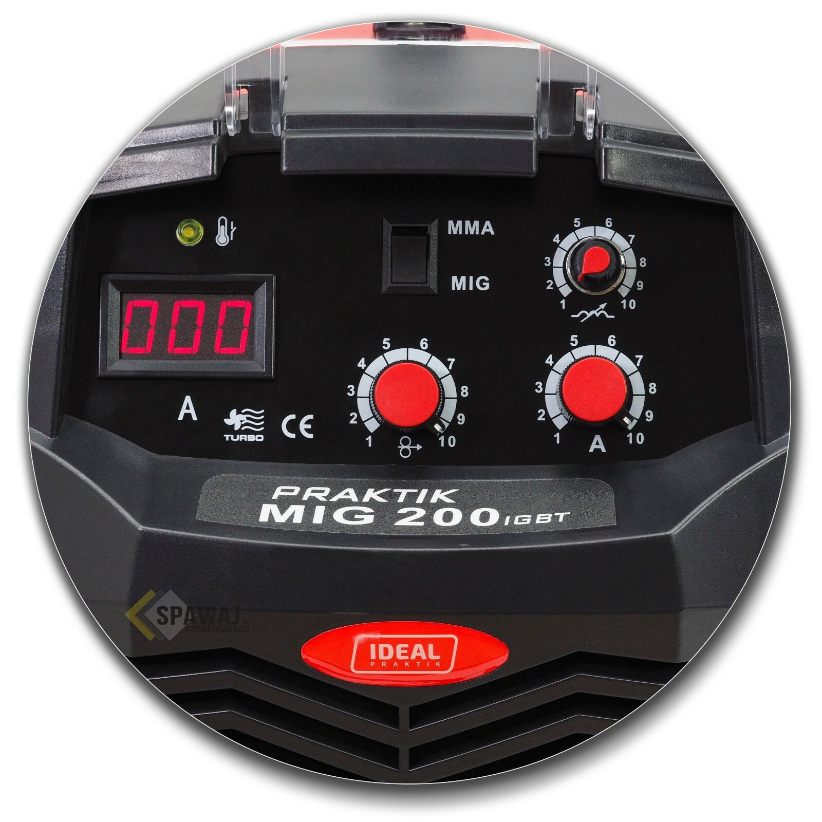 Ideal™ Welding machine MIG 200Amp MMA FCAW (Gasless) IGBT BRAZING