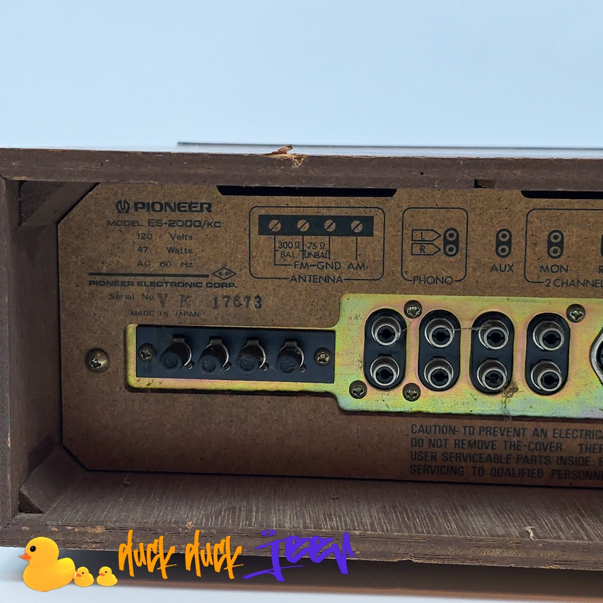 ★PIONEER STEREO RECEIVER ES-2000　♪ Pioneer ES 2000 Receiver Review, ES-2000 Stereo System