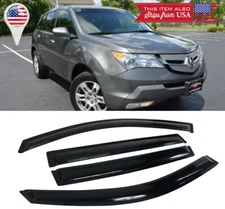 Out-Channel Window Visor Sun Vent Rain Wind Guard Shade For 07-09 Acura MDX