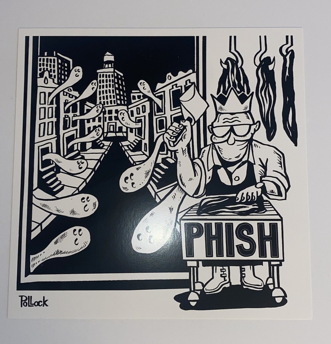 Phish Jim Pollock Poster Meat Edition Official Story Of The Ghost