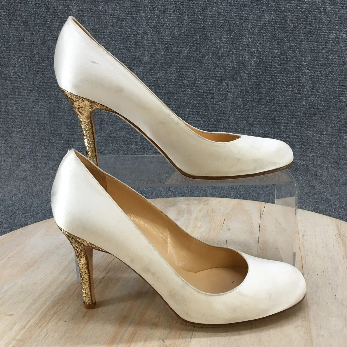 Kate spade white pumps sale