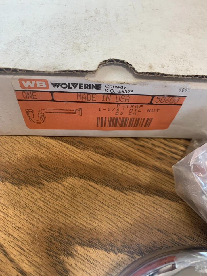 Wolverine 50600 1-1/4” P-Trap - Image 2 of 4