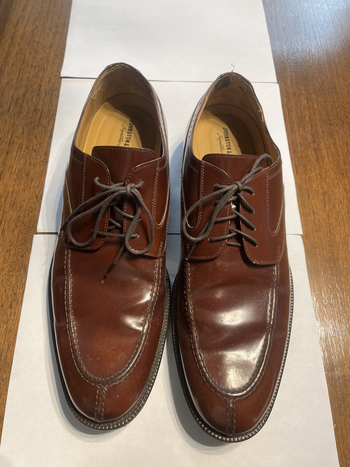 Johnston and Murphy 154683 Men's dress lace up shoes brown Size 11 eBay