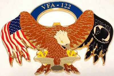 Strike Fighter Squadron 122 Flying Eagles CPO Mess Navy Chief Challenge Coin