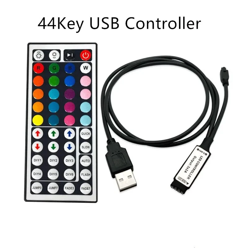 USB LED RGB Controller für 5V-24V USB LED Streifen Licht Wireless Fernbedienung - Bild 3 von 4