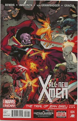 ALL NEW X-MEN MAY 2014, #024 /THE TRIAL OF JEAN GREY PART 5 of 6 /BENDIS/IMMONEN