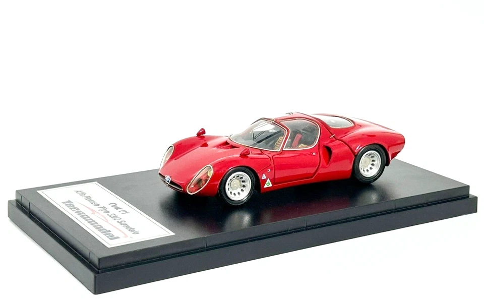 1/43 TECNOMODEL 1967 ALFA ROMEO TIPO 33/2 STRADALE N/MATRIX/SPARK/DMH - Image 2 of 3