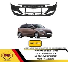 HYUNDAI i20 2014 - 2017 FRONT BUMPER INSURANCE CERTIFIED OEM QUALITY 86511C8000