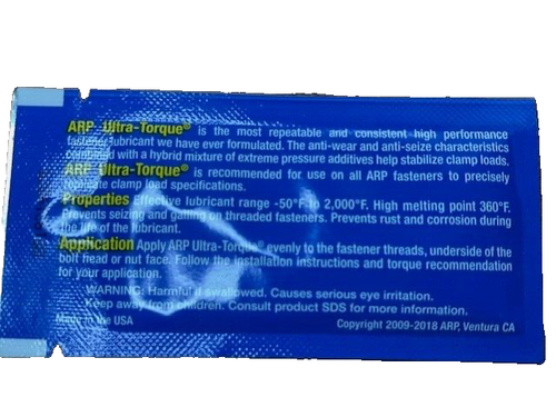 ARP 100-9908 0.5 Oz Pack Ultra Torque Assembly Lube Lubricant for Bolts - 第 2/2 張圖片