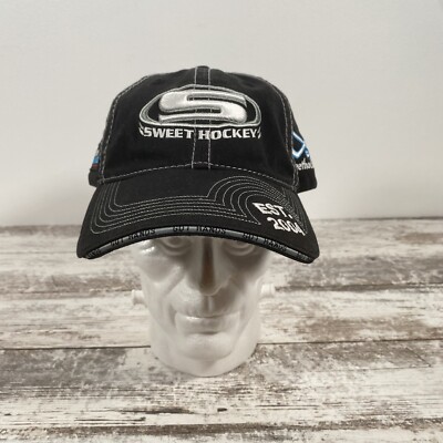 Sweet Hockey Black Adjustable 100% Cotton Ballcap Hat Got Hands - NWOT