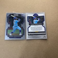 2022 Prizm Baseball #21 Yonny Hernandez RC Texas Rangers A-53