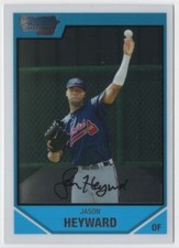 2007 BOWMAN CHROME 1ST RC JAYSON HEYWARD DODGERS R21