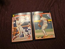 KENT ANDERSON 1991 SCORE BASEBALL #224 & Jose DeLeon 221#