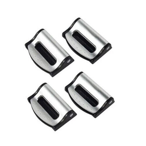 4 Clip Per Cinture Di Sicurezza Auto - Fermacintura Nero, In PVC, Per Eliminare L'Allarme - Foto 11