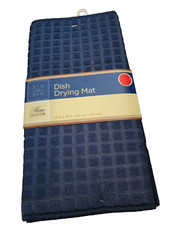 Home Collection Dish Drying Mats Blue 12"x18"