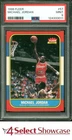 1986 FLEER #57 MICHAEL JORDAN RC BULLS HOF PSA 9