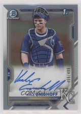 2021 Bowman Chrome Prospect Auto Refractor /499 Kale Emshoff #CPA-KE Auto
