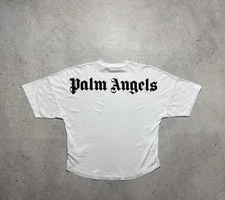 Palm Angels Vintage Luxury T-Shirt Big Logo Size S Baggy