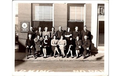 1930s Carolina Telephone Exec Staff Photo Fayetteville Cumberland County NC