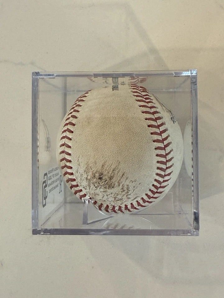 Game Used Baseball Todd Helton Retirement Game Matsui McMahon Rockies MLB Auth - Image 3 of 4