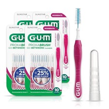 GUM Proxabrush Go-Betweens - Moderate - Interdental Brushes - Soft Bristled...