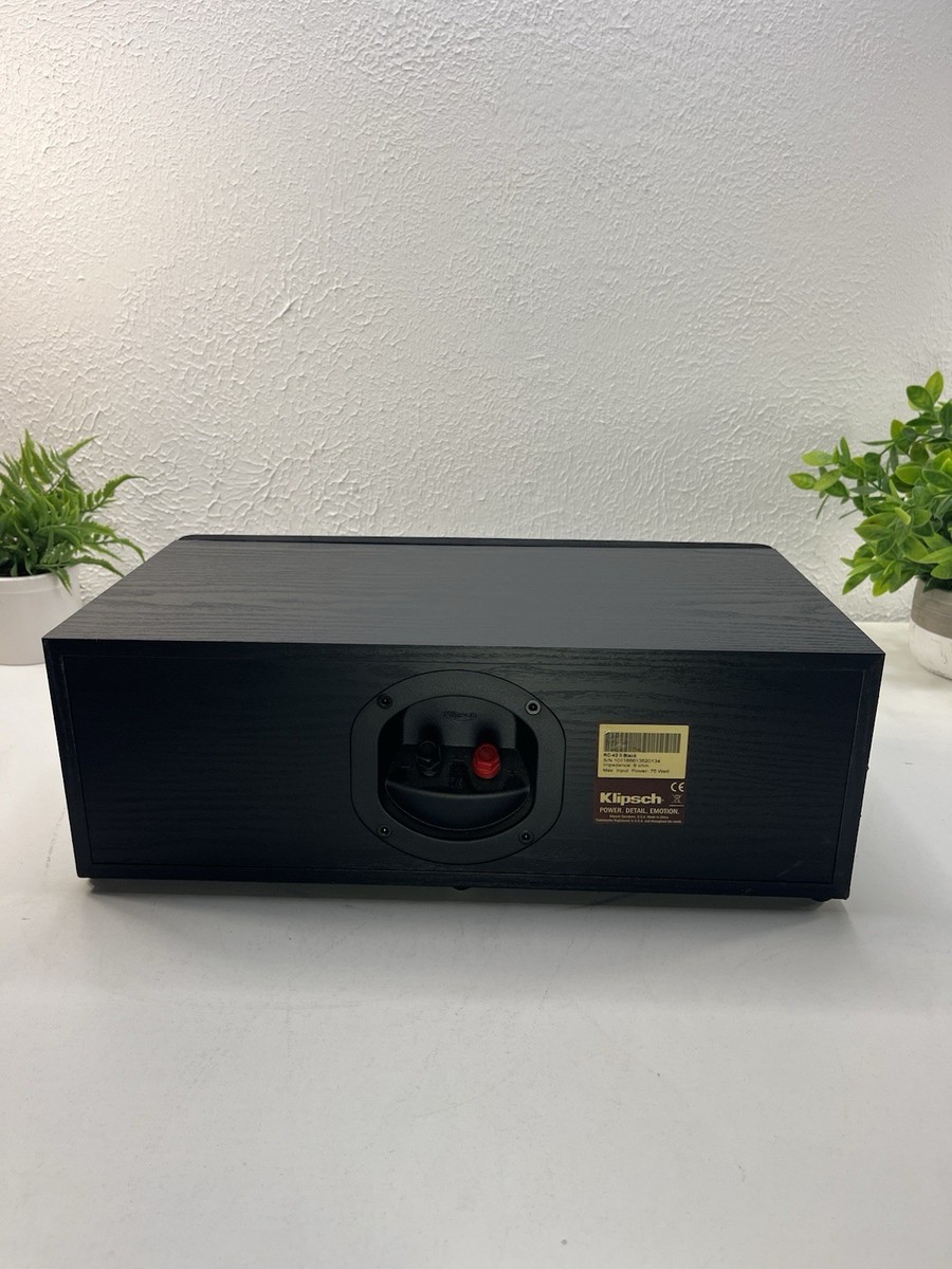Klipsch RC 42 II Center Channel Speaker Black | eBay