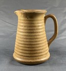 Zanesville Stoneware Pottery Tan #D26 Small Pitcher Stephen Leeman Products N.Y.