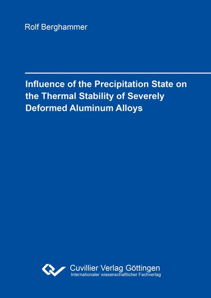 Influence Of The Precipitation State On The Thermal Stability Of Severely...-image