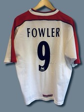 Authentic #9 Fowler LFC Reebok 1998/2000 Away Kit. 9.5/10 Condition. L. Icon.