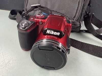 RED Nikon Coolpix B500 Digital Camera 16MP Tilt LCD HD Video 40x Zoom Strap