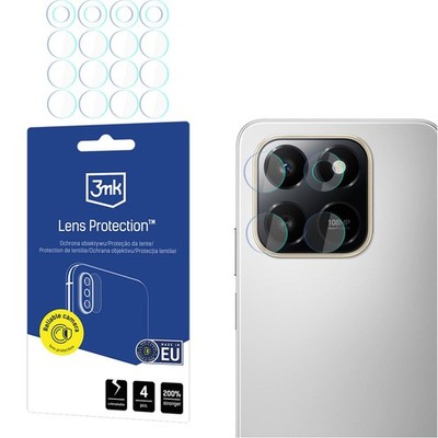 4x Kameraglas für Honor X7d 3mk Objektivschutzglas Kameraschutz Hybridglas Glas