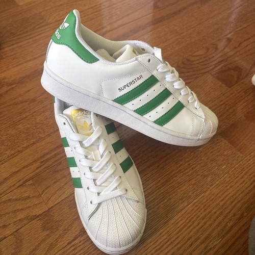 Neu Adidas Superstar Größe 8,5 Gold/Grün/Weiß - Bild 5 von 5