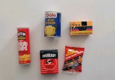 Mini Brands Retro! Lot of 5- Kodak Disposable Camera, Pringles. Vintage Inspired