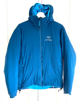 ARC'TERYX Atom AR Insulated Hoody Men's Nylon Jacket Sz S- Blue #14648