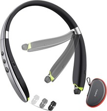 Bluetooth Headset, 2025 Upgraded Neckband Headphones with Grey
