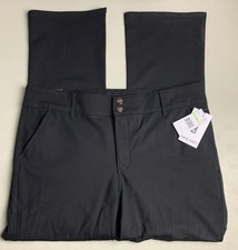 Nine West Slant Pocket Bootcut Black Dress Business Pants Plus 18W NWT New