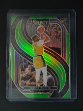 Bronny James Jr. RC 2024-25 Panini Select Premier Level Neon Green 28/75 [3hk