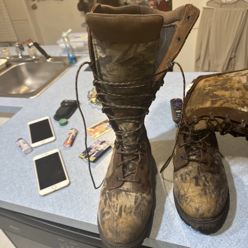 Botas de caza Rocky impermeables serpiente campo bajo roble musgo 11,5 EW Foto 2 de 4