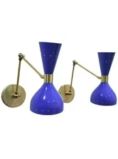 Diabolo Italian Wall Pair Sconce Modern Lights Fixture Lamps Decor Brass Ligh