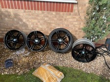 Full set Genuine BMW 313 Alloys NO CRACKS/WELDS 8J 9J Black