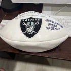 Fred Billetnikoff Signed Raider Football HOF 88 SB XI MVP COA JSA