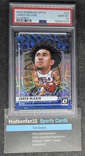 Jared McCain 2024-25 Panini Donruss Optic Slammy! #28 Rookie SP Case Hit PSA 10