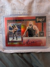 2024 Panini Select WWE AKAM Ringside Action Signatures /99