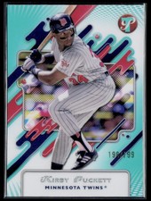 2025 Topps Pristine #173 Kirby Puckett Pristine Aqua Refractors #/199