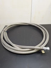 Stainless Steel Braided 7M Hose With Fittings, Used, Oxford Bruker Guaranteed 