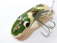 Heddon Luny Frog Style Topwater Fishing Lure Repainted Handmade Frog Bait