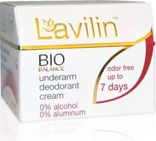 Lavilin Underarm Deodorant Cream 0.44oz Pack of 4 Long Lasting