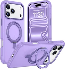 Temdan Designed Case for iPhone 17 Pro Max with 360°Rotatable Invisible Magne...