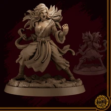 Dungeons & Dragons Playable Character Female Human Fei - Monk, Warrior, Fighter